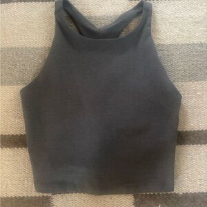 Beyond Yoga Charcoal Crop Top